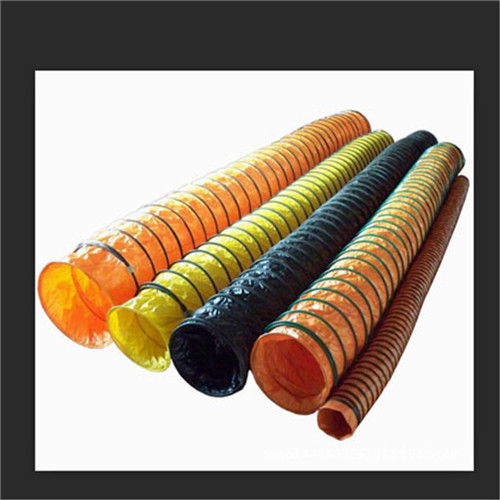 生產PVC阻燃防靜電礦用正壓風筒、正壓導風筒采用圓筒供應